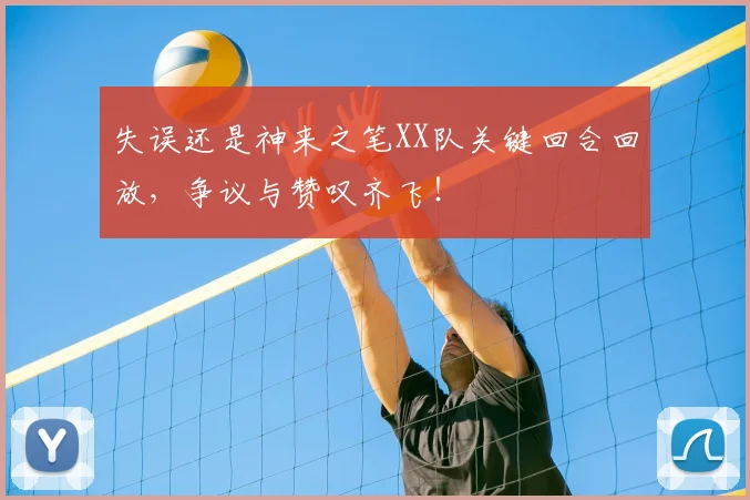 失误还是神来之笔XX队关键回合回放，争议与赞叹齐飞！